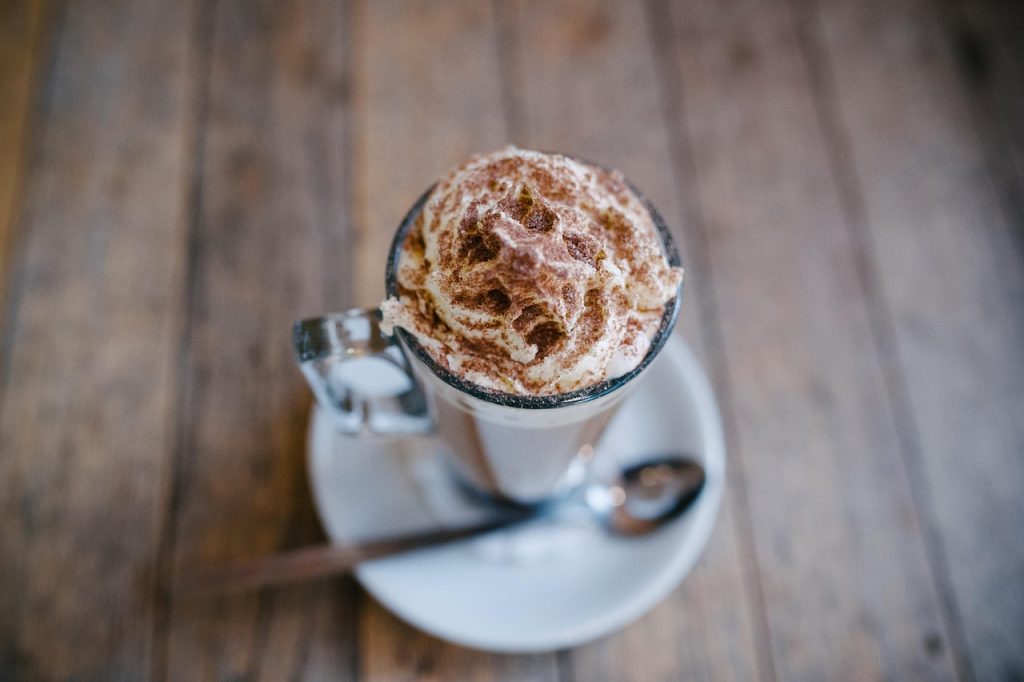 breakfast, chocolate, coffee, cream, cup, delicious, drink, espresso, food, hot, rustic, coffee cup, sweet, bokeh